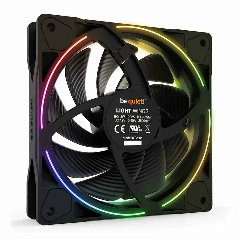 (image for) be quiet! Light Wings 120mm ARGB PWM High Speed Case Fan